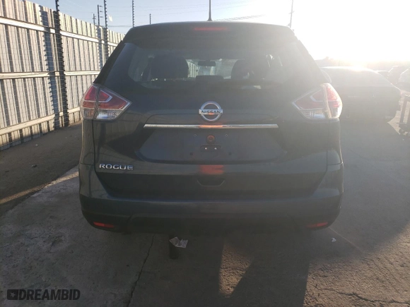 2015 Nissan Rogue S with VIN KNMAT2MTXFP537051, listed as a Copart auction lot 45893175 with 88,665 mi miles and Salvage Title. Bid and sale history available at carsss.com. Image 6.
