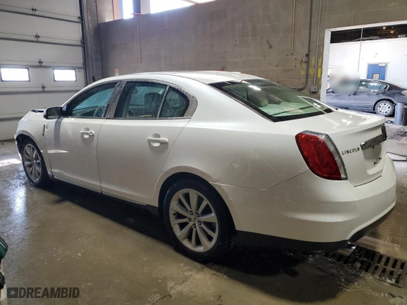 2012 Lincoln MKS with VIN 1LNHL9DR2CG807649, listed as a Copart auction lot 45304375 with 138475 miles and Salvage Title. Bid and sale history available at carsss.com. Image 2.