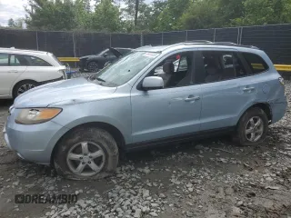 2007 Hyundai Santa Fe GLS z VIN 5NMSG73DX7H081336, wystawiony jako Copart lot #55415835 z przebiegiem 160 684 mil mil oraz Szkoda całkowita • Salvage title. Historia ofert i sprzedaży dostępna na DreamBid. Obrazek 1.