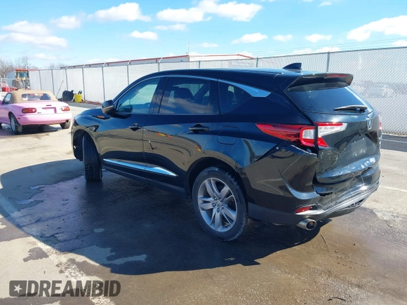 2019 Acura RDX w/Advance Pkg with VIN 5J8TC2H7XKL017554, listed as a IAAI auction lot 41729521 with 91,798 mi miles. Bid and sale history available at carsss.com. Image 3.