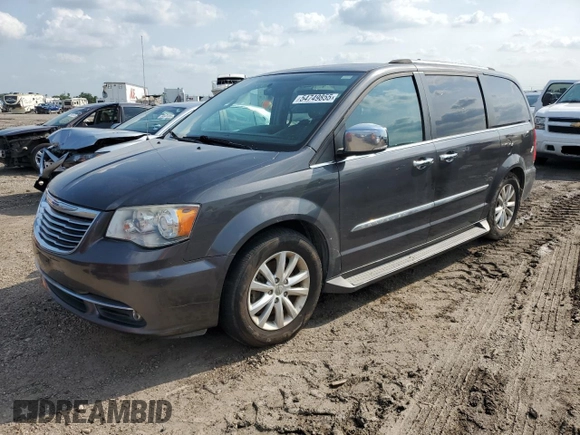 2015 Chrysler Town & Country Limited Platinum with VIN 2C4RC1GG1FR753400, listed as a Copart auction lot 54749855 with 146,561 mi miles and Clean Title. Bid and sale history available at carsss.com. Image 2.