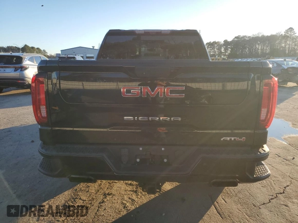 2021 GMC Sierra 1500 AT4 with VIN 1GTP9EEL7MZ251720, listed as a Copart auction lot 42526445 with 54,030 mi miles and Salvage Title. Bid and sale history available at carsss.com. Image 6.