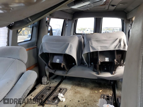 2005 Chevrolet Express Cargo Van YF7 Upfitter with VIN 1GBFG15T351241152, listed as a Copart auction lot 77996504 with 0 mi miles and Salvage Title. Bid and sale history available at carsss.com. Image 10.