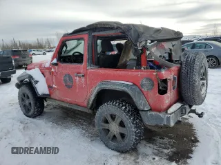2018 Jeep Wrangler Sport with VIN 1C4GJXAG8JW167544, listed as a Copart auction lot 87440684 with 139,214 mi miles and Salvage Title. Bid and sale history available at carsss.com. Image 2.