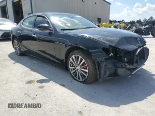 2018 Maserati Ghibli GranSport with VIN ZAM57XSSXJ1300791, listed as a Copart auction lot 72569914 with 103,484 mi miles and Salvage Title. Bid and sale history available at carsss.com. Image 4.