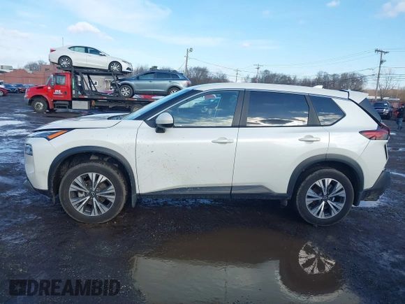 2023 Nissan Rogue SV with VIN JN8BT3BB7PW355386, listed as a IAAI auction lot 41519715 with 16,938 mi miles and . Bid and sale history available at carsss.com. Image 14.