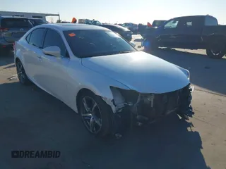 2017 Lexus IS with VIN JTHBA1D2XH5052532, listed as a IAAI auction lot 41623811 with 108,347 mi miles. Bid and sale history available at carsss.com. Image 1.