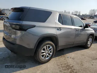 2020 Chevrolet Traverse LS with VIN 1GNERFKWXLJ140272, listed as a Copart auction lot 48735895 with 109,945 mi miles and Salvage title. Bid and sale history available at DreamBid. Image 3.
