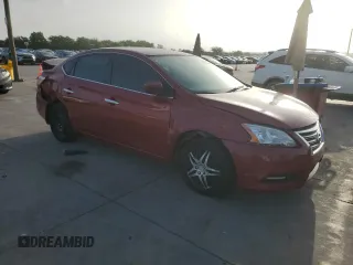 2013 Nissan Sentra FE+ S with VIN 3N1AB7AP2DL621741, listed as a Copart auction lot 65613744 with Not Provided miles and Salvage Title. Bid and sale history available at DreamBid. Image 4.