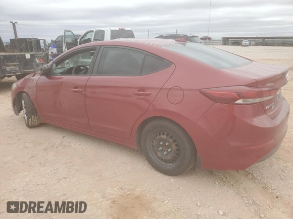 2017 Hyundai Elantra SE with VIN KMHD74LFXHU399021, listed as a Copart auction lot 51452275 with 70,500 mi miles and Salvage title. Bid and sale history available at DreamBid. Image 2.