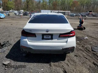 2021 BMW 5 Series 530i xDrive with VIN WBA13BJ02MWX13746, listed as a Copart auction lot 52088975 with Not Provided miles and Clean Title. Bid and sale history available at carsss.com. Image 6.