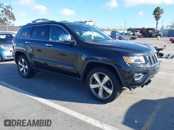 2015 Jeep Grand Cherokee Limited with VIN 1C4RJEBG9FC728175, listed as a IAAI auction lot 41783837 with 72,517 mi miles. Bid and sale history available at carsss.com. Image 1.
