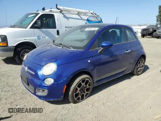 2012 FIAT 500 Sport с VIN 3C3CFFBR4CT113777, выставлен на аукционе Copart как лот 59197715 с пробегом 56 416 миль миль и Списание • Salvage title. История ставок и продаж доступна на DreamBid. Изображение 1.