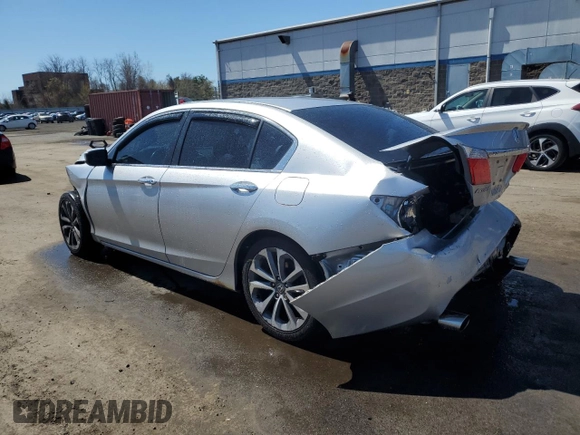 2014 Honda Accord Sport with VIN 1HGCR2F54EA050498, listed as a Copart auction lot 53461485 with 171,200 mi miles and Salvage Title. Bid and sale history available at DreamBid. Image 2.
