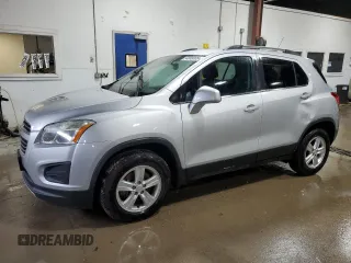 2015 Chevrolet Trax LT with VIN 3GNCJRSB1FL168214, listed as a Copart auction lot 54868005 with 123,467 mi miles and Clean Title. Bid and sale history available at carsss.com. Image 1.