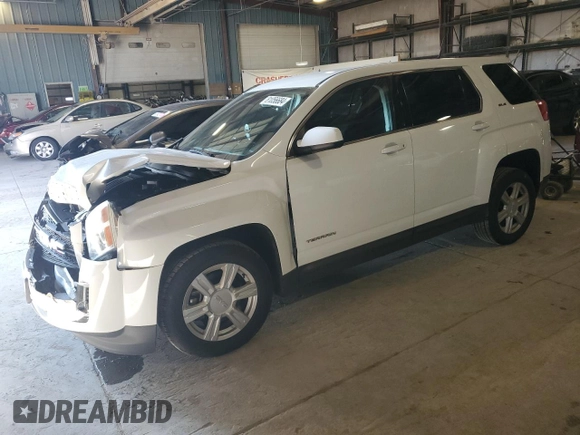 2014 GMC Terrain SLE with VIN 2GKFLVEK5E6103944, listed as a Copart auction lot 81056684 with 75,459 mi miles and Salvage Title. Bid and sale history available at carsss.com. Image 1.
