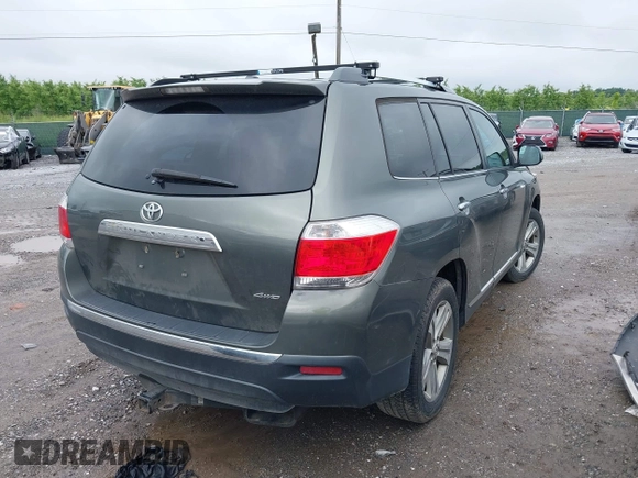 2012 Toyota Highlander Limited with VIN 5TDDK3EHXCS162909, listed as a IAAI auction lot 42372260 with 336,897 mi miles and . Bid and sale history available at DreamBid. Image 4.