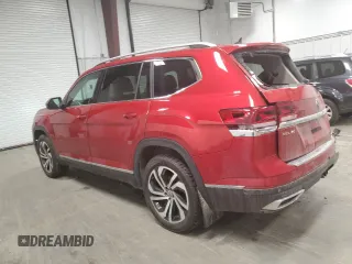 2021 Volkswagen Atlas SEL Premium with VIN 1V2TR2CA5MC542345, listed as a Copart auction lot 51845685 with 30,859 mi miles and Salvage title. Bid and sale history available at DreamBid. Image 2.