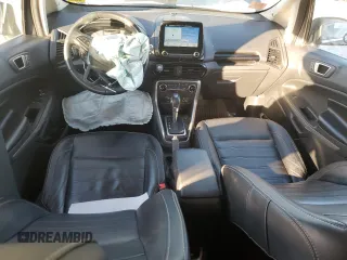 2019 Ford EcoSport Titanium with VIN MAJ3S2KE8KC307483, listed as a Copart auction lot 43940135 with 77,883 mi miles and Salvage Title. Bid and sale history available at DreamBid. Image 8.