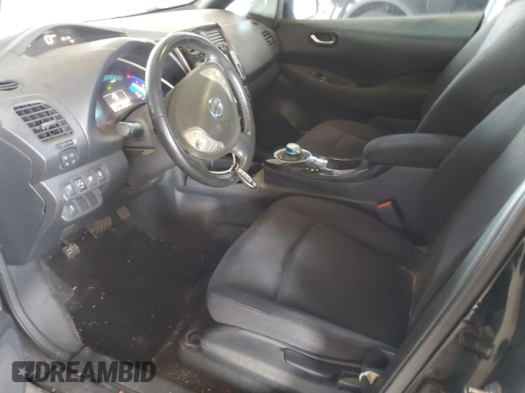 2013 Nissan LEAF SL with VIN 1N4AZ0CPXDC405554, listed as a Copart auction lot 52554505 with 65,153 mi miles and Clean Title. Bid and sale history available at DreamBid. Image 7.