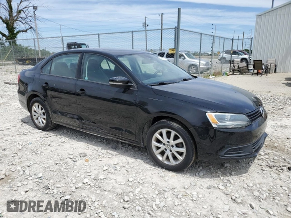 2012 Volkswagen Jetta Sedan SE w/Convenience & Sunroof with VIN 3VWDX7AJ7CM408815, listed as a Copart auction lot 53980474 with 109,596 mi miles and Salvage Title. Bid and sale history available at carsss.com. Image 4.