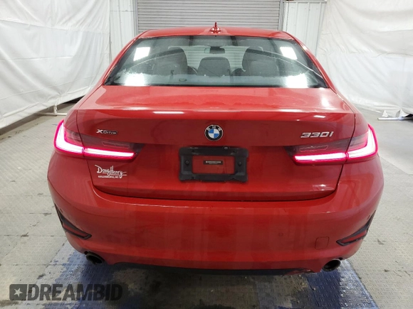 2020 BMW 3 Series 330i xDrive with VIN 3MW5R7J07L8B23952, listed as a Copart auction lot 50653855 with 111,727 mi miles and Clean Title. Bid and sale history available at carsss.com. Image 6.