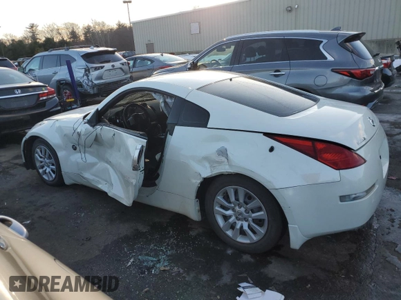 2005 Nissan 350Z Touring with VIN JN1AZ34E35M651515, listed as a Copart auction lot 45139935 with 107,963 mi miles and Salvage Title. Bid and sale history available at carsss.com. Image 2.
