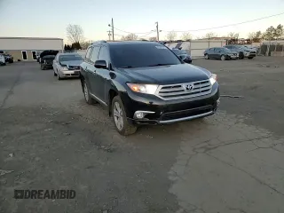 2012 Toyota Highlander Limited with VIN 5TDDK3EHXCS124113, listed as a Copart auction lot 87661275 with 168,543 mi miles and Salvage Title. Bid and sale history available at carsss.com. Image 10.
