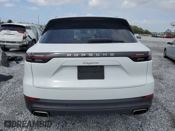 2021 Porsche Cayenne with VIN WP1AA2AY9MDA07852, listed as a Copart auction lot 48318465 with Not provided miles and Salvage title. Bid and sale history available at DreamBid. Image 6.