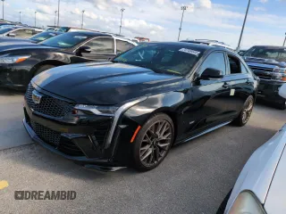 2023 Cadillac CT4-V Blackwing with VIN 1G6DL5RP5P0410487, listed as a Copart auction lot 74749444 with Not Provided miles and Salvage Title. Bid and sale history available at DreamBid. Image 1.