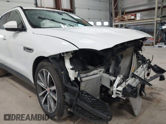 2018 Jaguar F-Pace 25t Prestige with VIN SADCK2FX3JA322638, listed as a IAAI auction lot 41935053 with 108,921 mi miles and . Bid and sale history available at DreamBid. Image 6.
