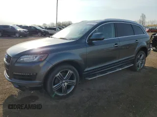 2015 Audi Q7 Premium Plus with VIN WA1LMAFE9FD019507, listed as a Copart auction lot 54137705 with 251,848 mi miles and Clean title. Bid and sale history available at DreamBid. Image 1.