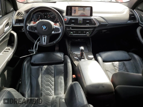 2020 BMW X3 M Competition with VIN 5YMTS0C07LLT11082, listed as a Copart auction lot 50587255 with 64,948 mi miles and Salvage Title. Bid and sale history available at carsss.com. Image 8.