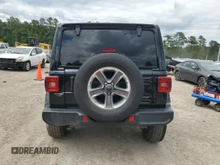 2022 Jeep Wrangler Unlimited Sahara с VIN 1C4HJXEN8NW249650, выставлен на аукционе Copart как лот 56665035 с пробегом 48 367 миль миль и Списание • Salvage title. История ставок и продаж доступна на DreamBid. Изображение 6.