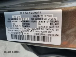 2017 Mazda CX-9 Sport with VIN JM3TCABY2H0134735, listed as a Copart auction lot 55098725 with 173,818 mi miles and Salvage Title. Bid and sale history available at carsss.com. Image 14.