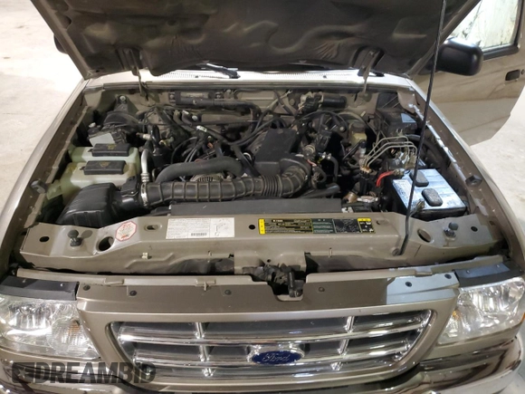 2003 Ford Ranger XL Fleet with VIN 1FTYR44U13PB49882, listed as a Copart auction lot 43544025 with 142,446 mi miles and Salvage Title. Bid and sale history available at carsss.com. Image 12.