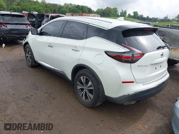2020 Nissan Murano S with VIN 5N1AZ2AS9LN155848, listed as a IAAI auction lot 42064532 with 60,594 mi miles and . Bid and sale history available at carsss.com. Image 3.