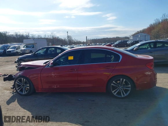 2017 BMW 3 Series 330i with VIN WBA8B9C32HK884916, listed as a IAAI auction lot 41877184 with 118,854 mi miles. Bid and sale history available at carsss.com. Image 14.