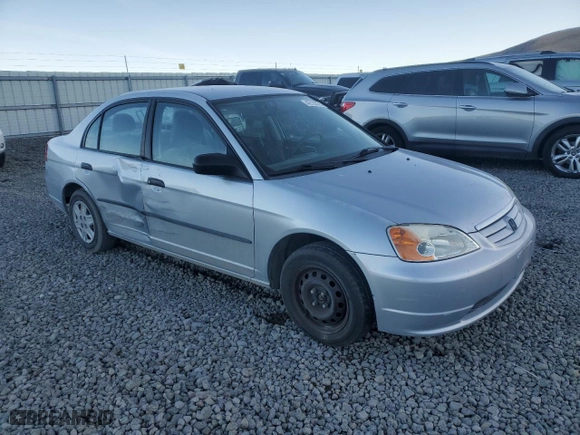 2003 Honda Civic DX with VIN 2HGES16163H513180, listed as a Copart auction lot 42122575 with 190,346 mi miles and Salvage Title. Bid and sale history available at carsss.com. Image 4.