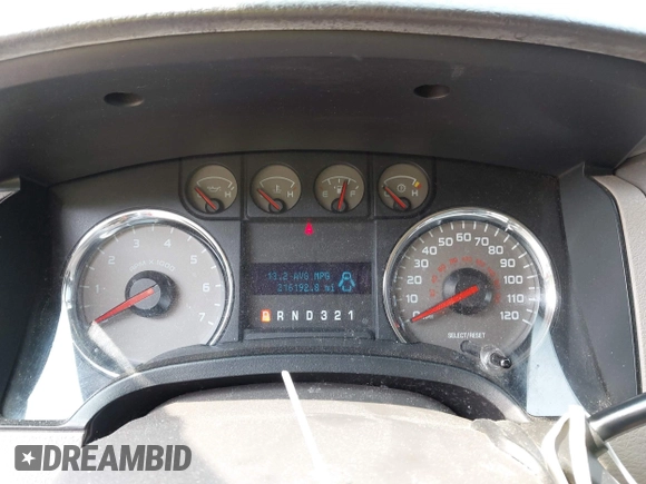 2009 Ford F-150 XL with VIN 1FTPW12V29KC71655, listed as a IAAI auction lot 42400481 with 216,192 mi miles and . Bid and sale history available at DreamBid. Image 7.