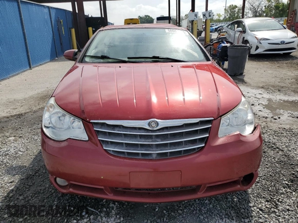 2008 Chrysler Sebring Limited with VIN 1C3LC65M58N101007, listed as a Copart auction lot 50083235 with 74,516 mi miles and Salvage title. Bid and sale history available at DreamBid. Image 5.