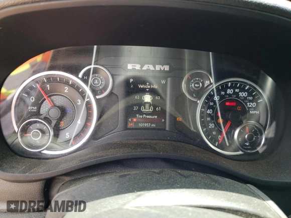 2020 Ram 2500 Tradesman with VIN 3C6UR5CL0LG303331, listed as a Copart auction lot 54776565 with 101,957 mi miles and Salvage title. Bid and sale history available at DreamBid. Image 9.