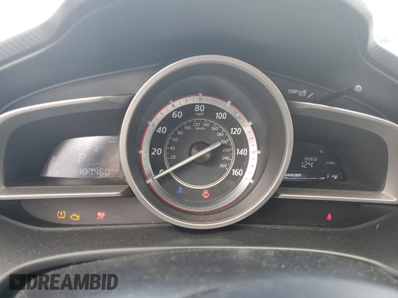 2015 Mazda 3 i Touring with VIN 3MZBM1V77FM128103, listed as a Copart auction lot 56156555 with 107,460 mi miles and Salvage Title. Bid and sale history available at DreamBid. Image 9.