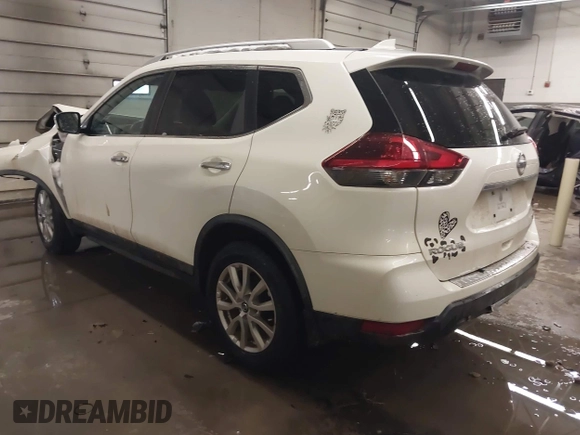 2018 Nissan Rogue SV with VIN KNMAT2MV3JP502166, listed as a IAAI auction lot 41555102 with 77,587 mi miles and . Bid and sale history available at DreamBid. Image 3.
