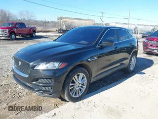 2019 Jaguar F-Pace 25t Prestige with VIN SADCK2GX1KA392946, listed as a IAAI auction lot 41133328 with 146,834 mi miles and . Bid and sale history available at DreamBid. Image 2.