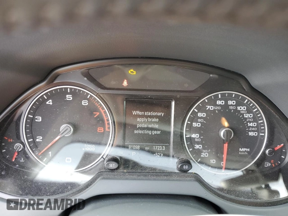 2015 Audi Q5 Premium Plus with VIN WA1DGAFP3FA017072, listed as a Copart auction lot 46908395 with 91,098 mi miles and Salvage Title. Bid and sale history available at carsss.com. Image 9.