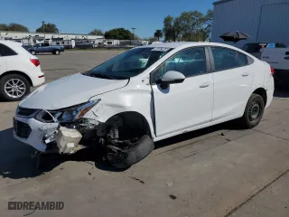 2016 Chevrolet Cruze LS with VIN 1G1BC5SM8G7279155, listed as a Copart auction lot 50367845 with 184,947 mi miles and Clean Title. Bid and sale history available at carsss.com. Image 1.
