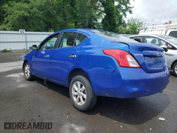 2012 Nissan Versa SV with VIN 3N1CN7AP3CL816763, listed as a Copart auction lot 60340505 with Not provided miles and Salvage title. Bid and sale history available at DreamBid. Image 2.