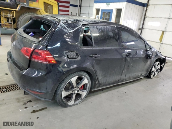 2016 Volkswagen Golf GTI S w/Performance Pkg with VIN 3VW447AU1GM028961, listed as a Copart auction lot 44568975 with 38,400 mi miles and Salvage Title. Bid and sale history available at carsss.com. Image 3.