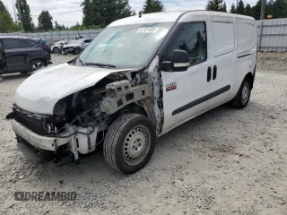 2016 Ram ProMaster City Cargo Tradesman with VIN ZFBERFAT5G6B63554, listed as a Copart auction lot 61101405 with 128,170 mi miles and Salvage title. Bid and sale history available at DreamBid. Image 1.